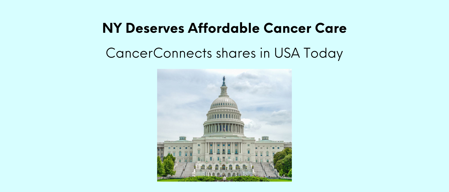CancerConnects is Advocating for Affordable Cancer Care in New York